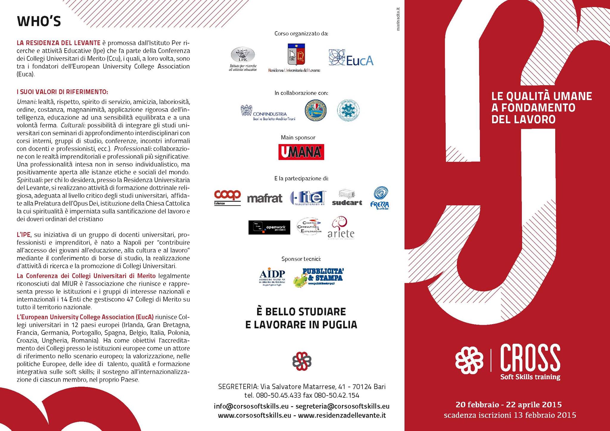 03/02/2015 NEL LAVORO, LE VIRT UMANE VALGONO QUANTO LE COMPETENZE TECNICHE.
